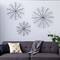 Black Metal Contemporary Abstract Wall Decor Set